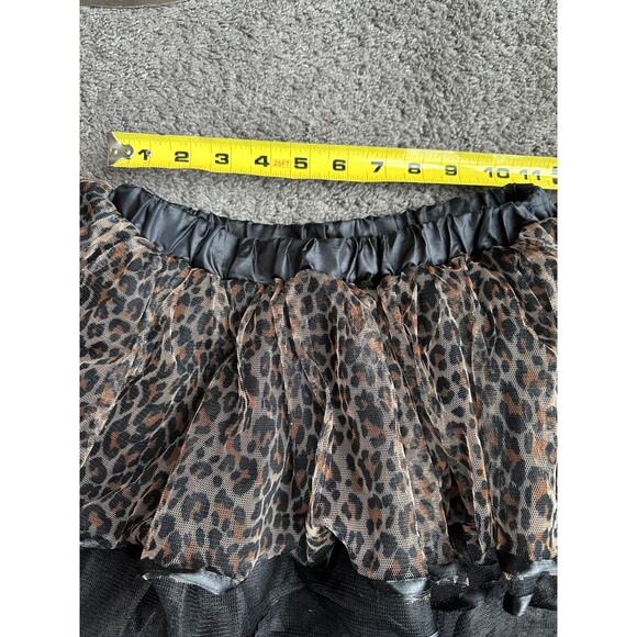 Leopard Print Costume Skirt with Mask - Picture 8 of 10